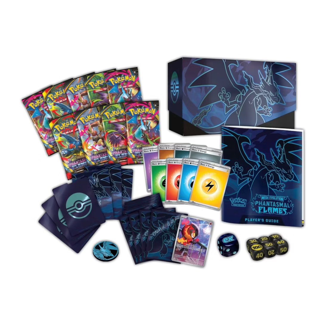 2025 Pokémon Mega Evolution Phantasmal Flames Elite Trainer Box