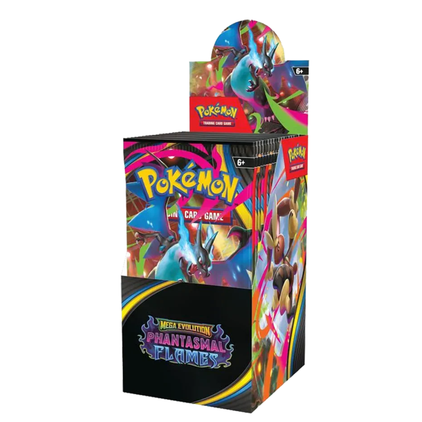 2025 Pokémon Mega Evolution Phantasmal Flames Half Booster Box
