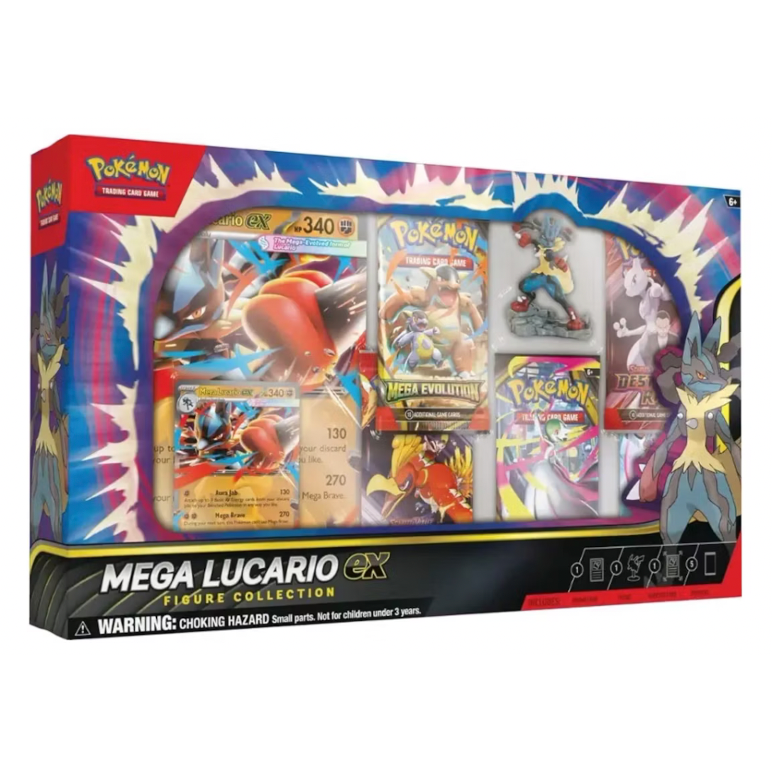 2025 Pokémon Mega Evolution Mega Lucario ex Figure Collection Box